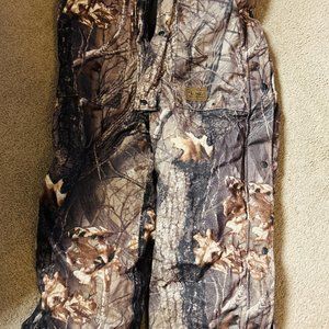 GENUINE WALLS Insulated hunting camo bib overalls
